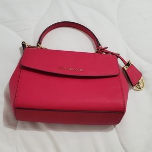 Bright pink Michael Kors bag